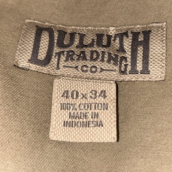 Duluth Trading Co. Ballroom khaki jeans sz 40x34 EUC LN 20208 - Picture 3 of 9